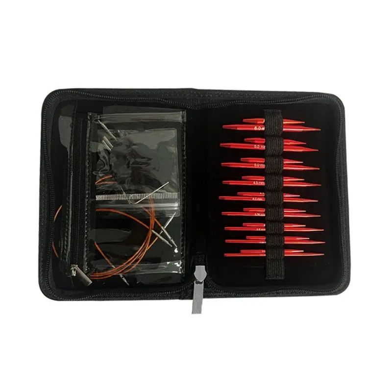 

ABRE-Crochet Hook Circular Knitting Needles Set DIY Art Craft Weaving Sewing Stitches Tools Crochet Needle Knitting Tools Durabl