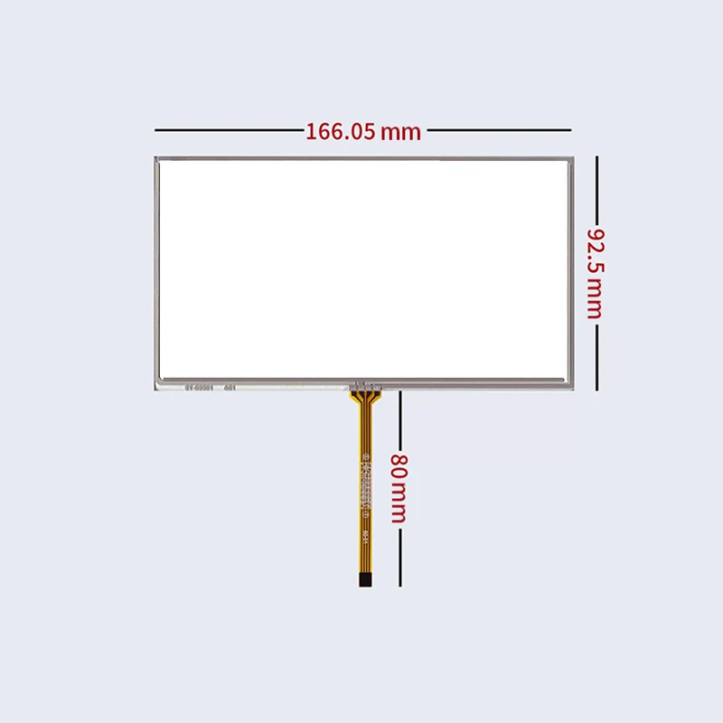 

166*92mm 6.95 Inch Resistance touch screen 7 Inch for Car DVD Navigation Touch Screen 166*93mm TM070RDH01 C070VW03 V0 LCD screen
