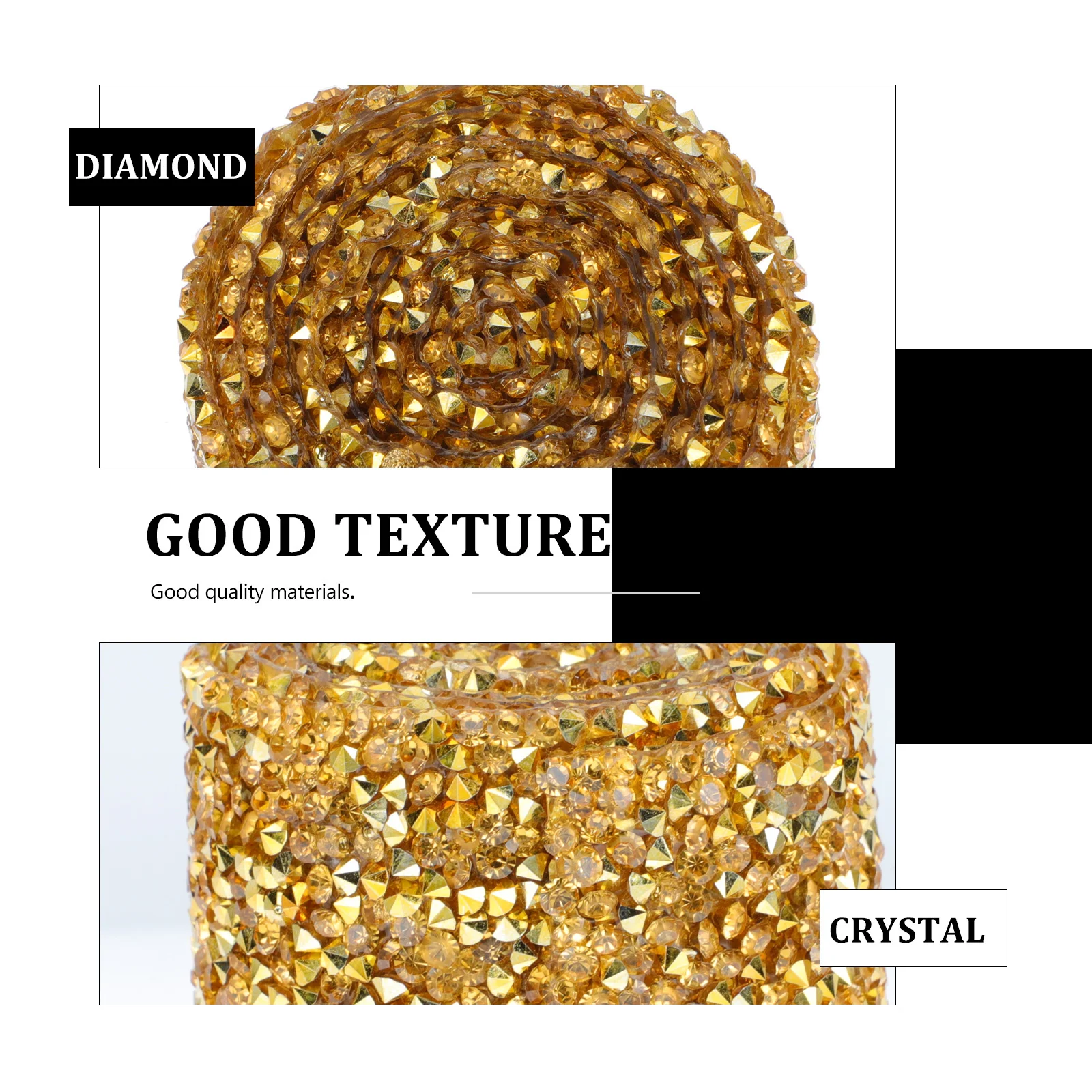 1 rotolo di nastro per vestiti fai da te con diamanti, nastro decorativo autoadesivo per progetti di cucito di abbigliamento, confezione regalo, accessorio per vestiti fai da te