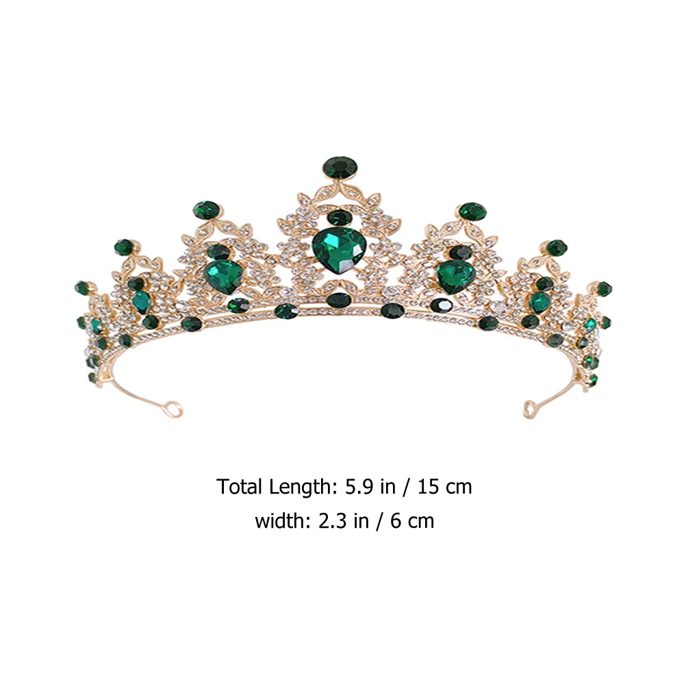 

Bridal Jewelry Set Tiara Necklace Earrings Exquisite Workmanship Delicate Eye Catching Bridal Costume Birthday Gift