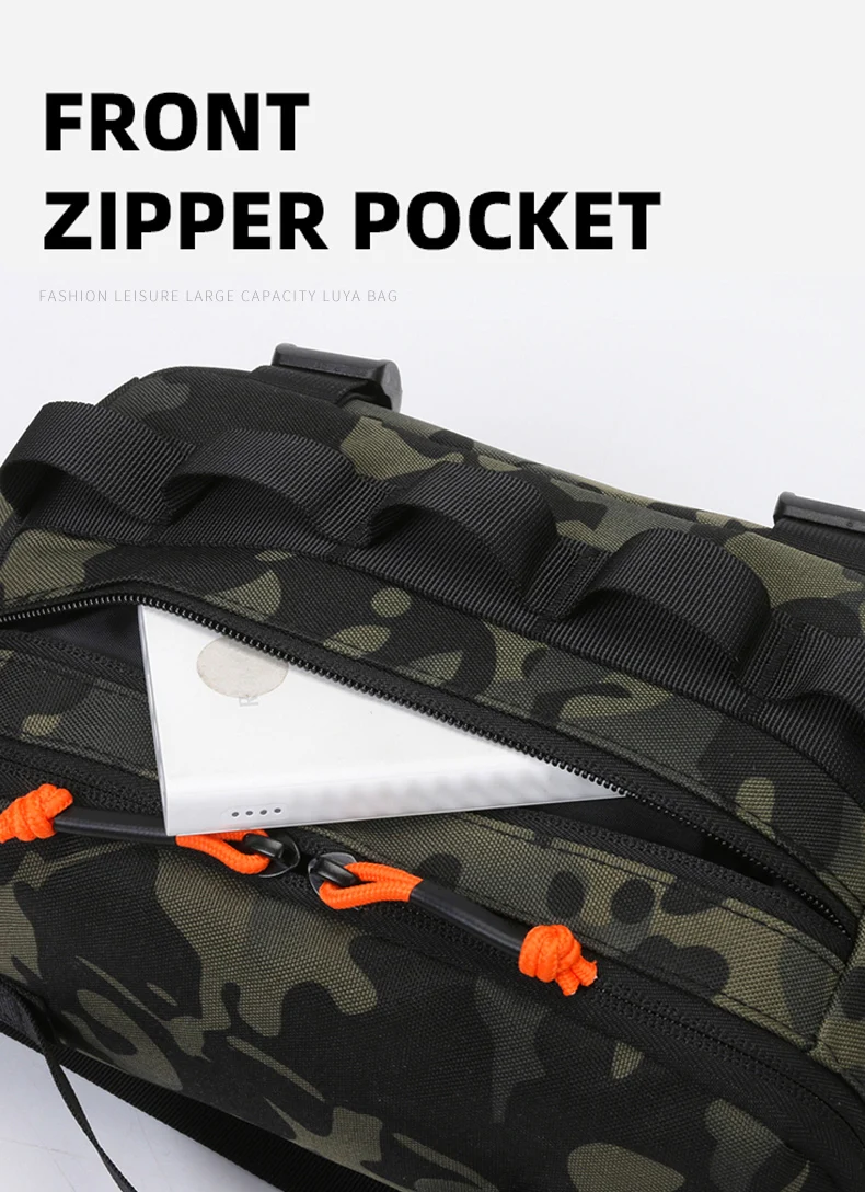 Angeln Brust Taille Tasche Taktische Outdoor Reise Sport Angeln Locken Taschen Jagd Camping Wandern Radfahren Pack Molle Rig Beutel – Detail 12