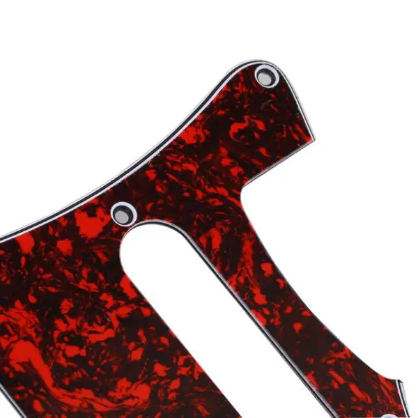 Fashion Pickguard Plastic 11 Hole SSS Red Tortoise Shell Replacement for Strat Guitar Kit Setup