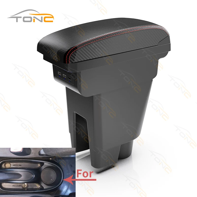 For Toyota Etios armrest box For Toyota Etiosliva car armrest box dedicated USB charging Ashtray Car Accessories