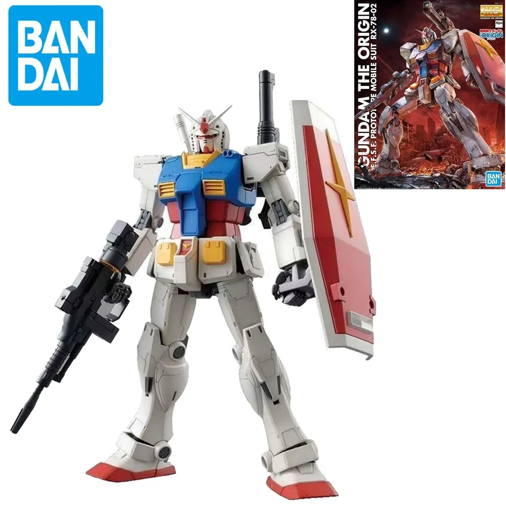 

Bandai Mg Original Gto Edition 1/100 Rx-78 Gundam Assembly Model Ready Player One Available Mecha Warrior Figure Educational Toy