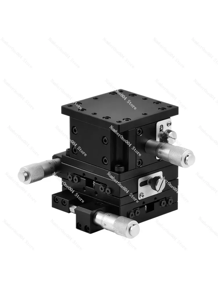 Suitable for XYZ Axis Displacement Platform Precision Fine Adjustment Slide Table 3D Manual Translation Lifting Table Optics