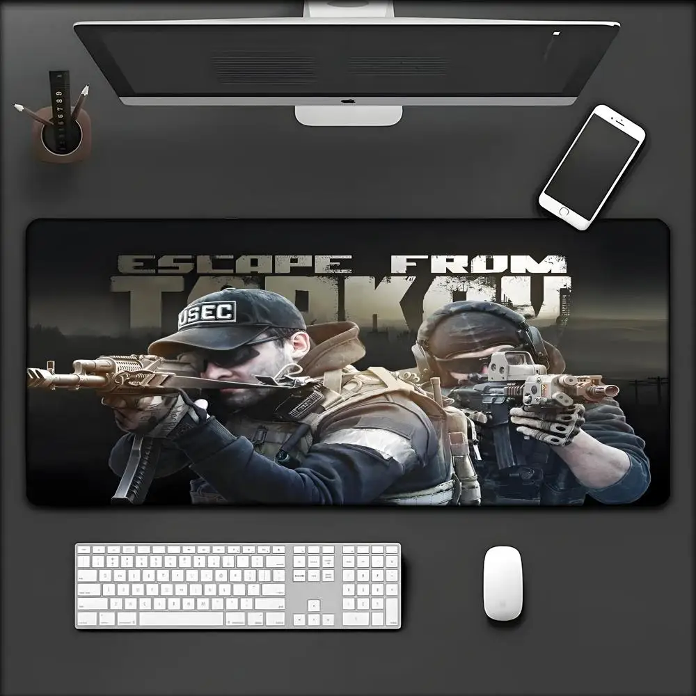 الهروب من Tarkov Mousepad Gamer Deskmat ماوس الوسادة 900x400 ملحقات سطح المكتب Xxl الألعاب أنيمي تمديد مكتب الكمبيوتر كبير Mause