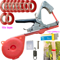 Garden Tools Garter Plants Branch Hand Tying Binding Machine Minced Vegetable Tapetool Tapener Tapes Home