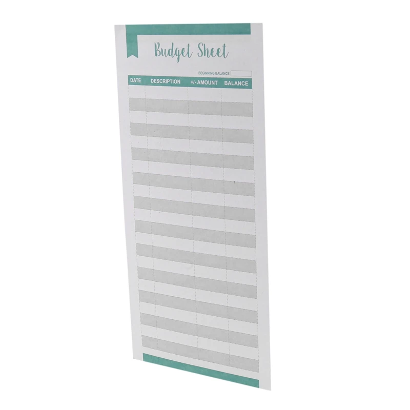 60 Pieces Expense Tracker Sheets Budget Trackers Paper Fit Budget Envelopes Banknote Envelope Budget For Personal