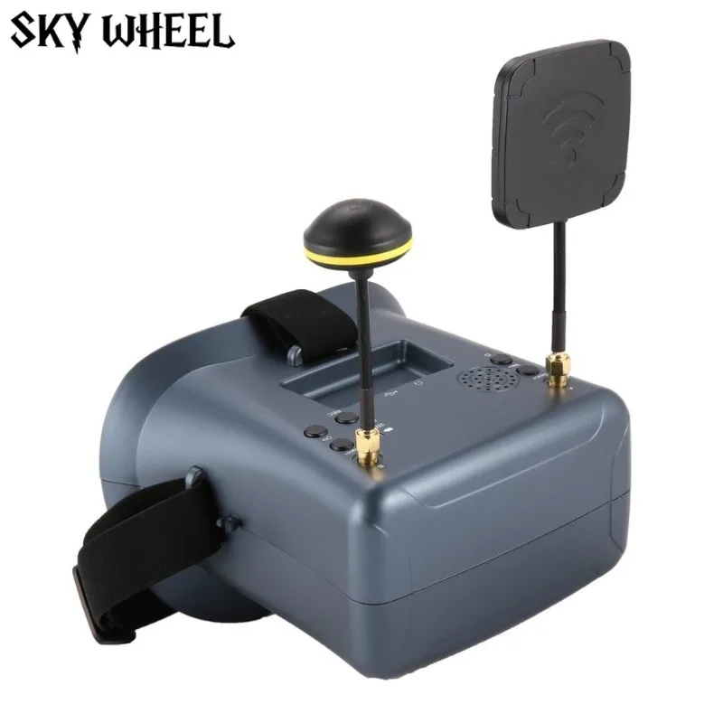 

008D Pro FPV Goggles 4.3 Inch HD Display 800*480 5.8G 40CH Diversity Dual Receiver Antenna Built-in Battery for Racing Drone