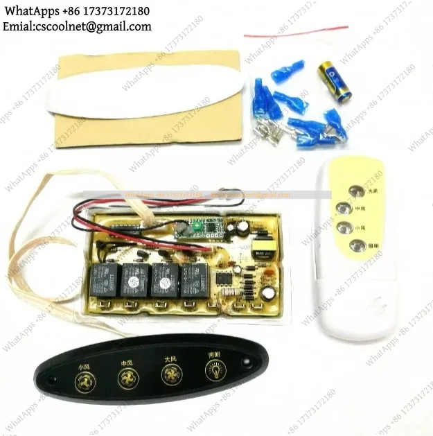 k3 Range Hood Universal Control Board — Computer Circuit Board with Button & Remote Control, Maintenance Repair