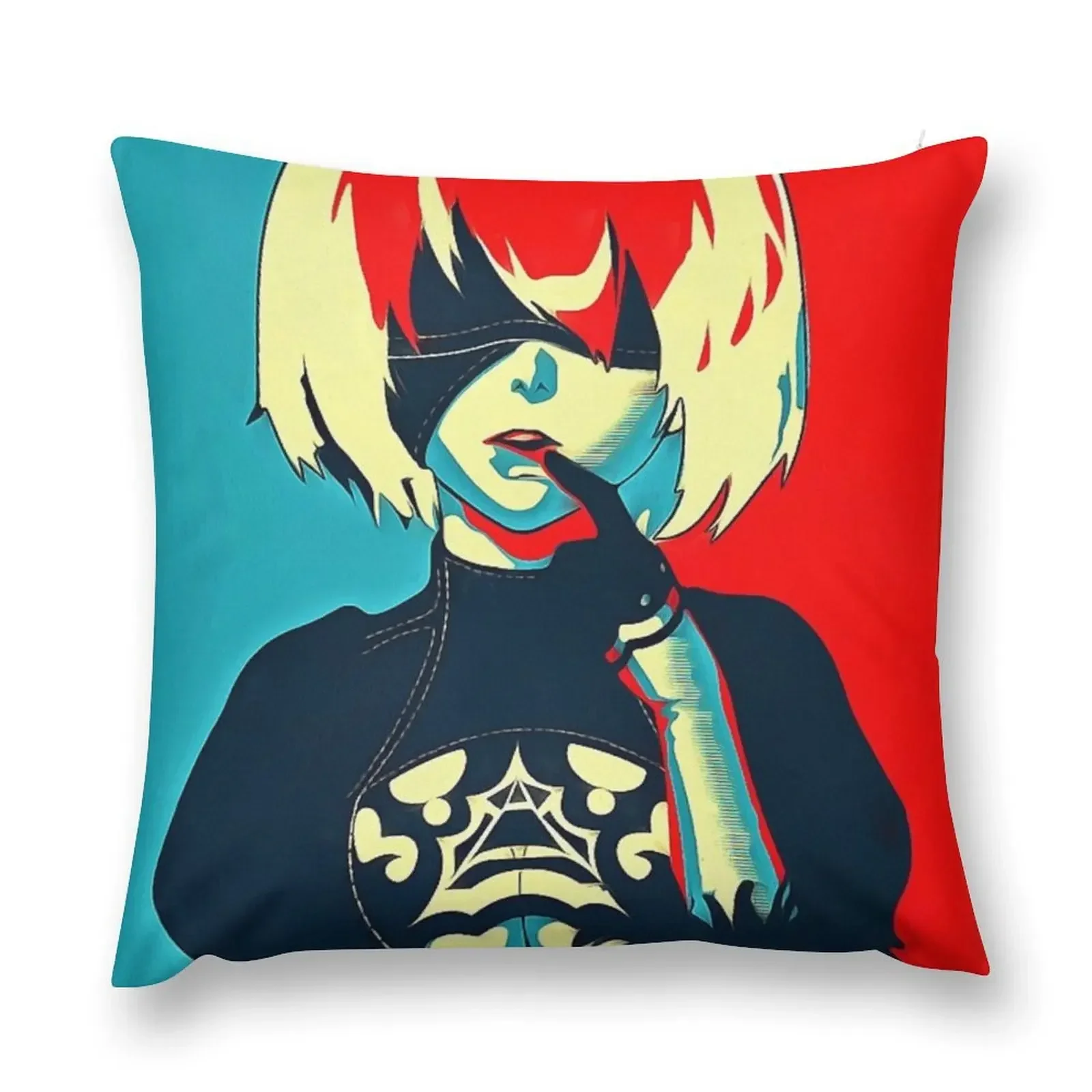 Nier Automata 2B Throw Pillow Cushions For Children Elastic Cover For Sofa pillow