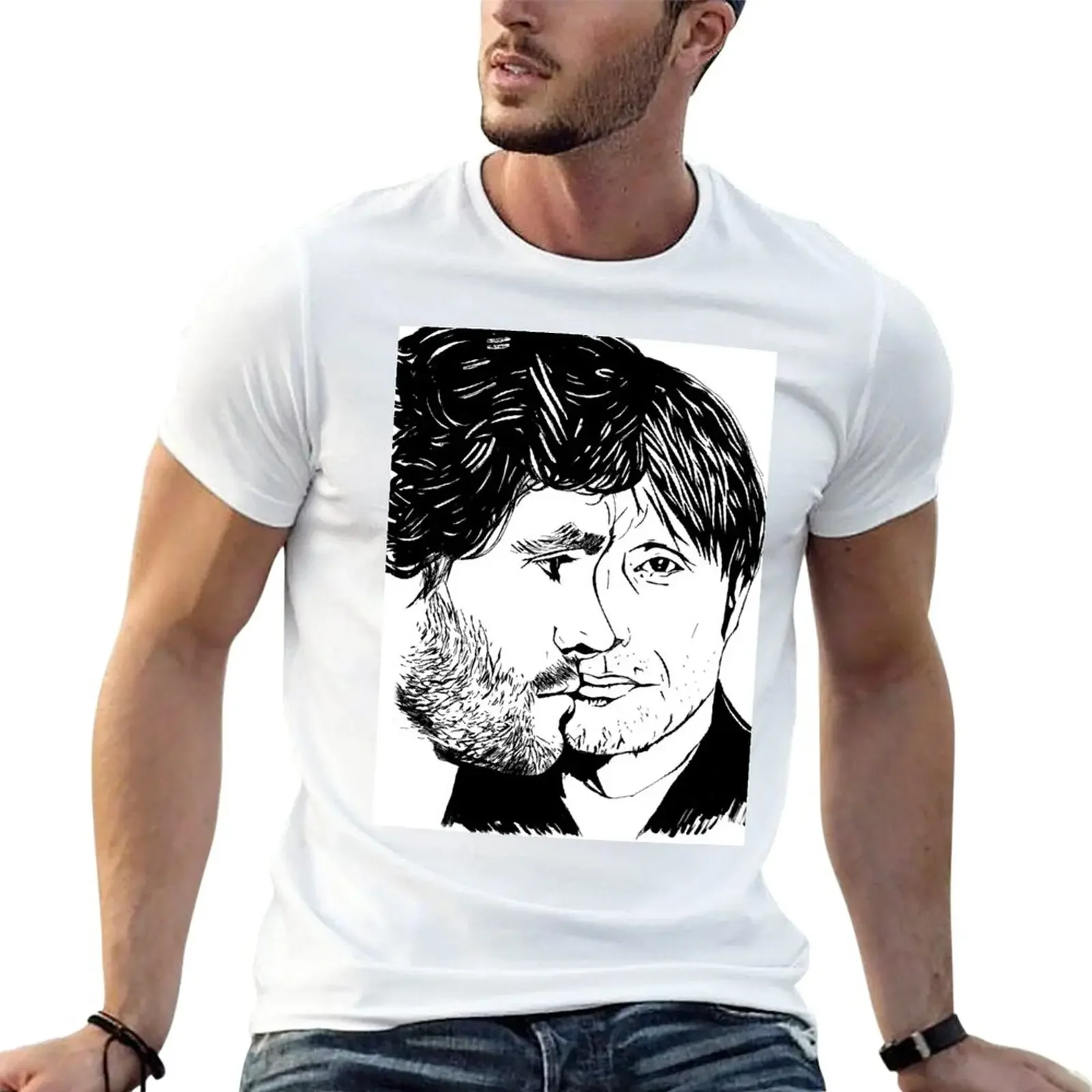 Identical different T-Shirt anime clothes customs design your own Men's clothing