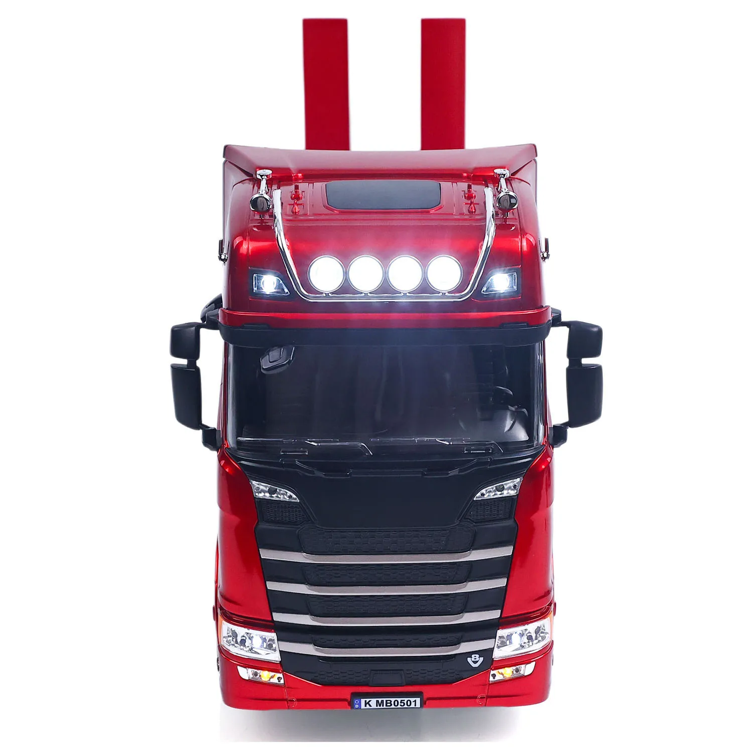 1501A 1/18 HUINA RC Traktor und 3-Achs-Sattelanhänger 19CH RTR 770S 2.4G Sound-Licht-System Ferngesteuertes LKW-Modell – Detail 7