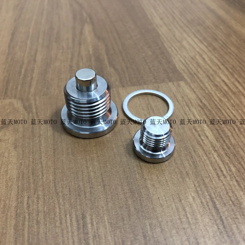 1pc for BMW engine stainless steel oil drain screw F750GS/F850GS/ADV/F900R/F900XR