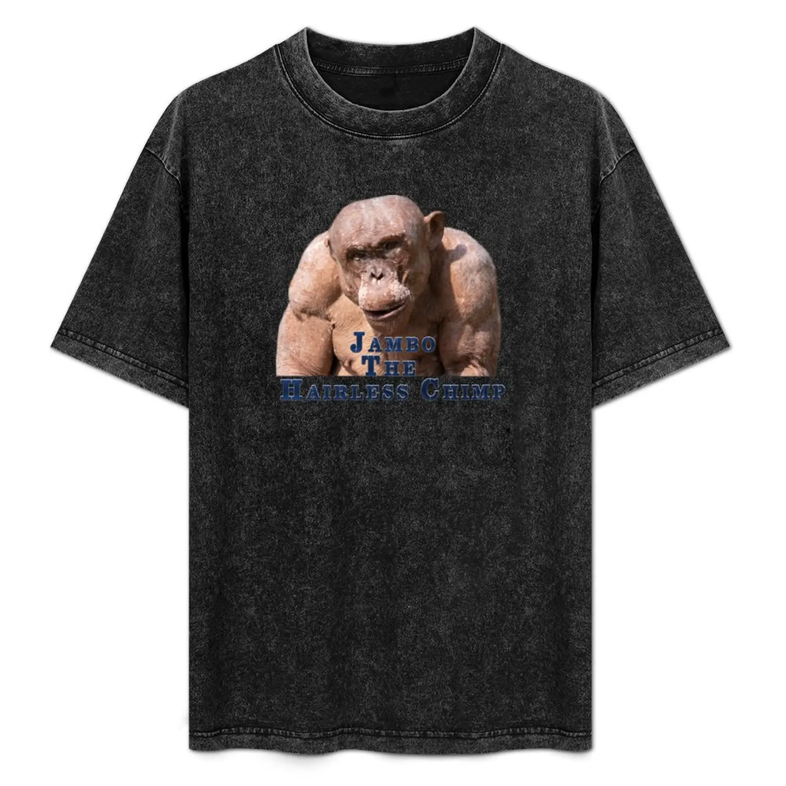

Jambo The Hairless Chimp T-Shirt Sports Casual Short Sleeve Cotton Tee