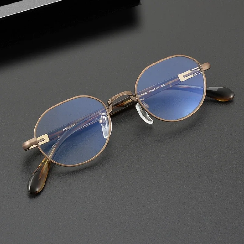 

Eyeglasses for Men Oval Japan Handmade Titunium Optical Glasses Frame KS-140 Women Men Glasses Prescription Frame Shades Eyewear