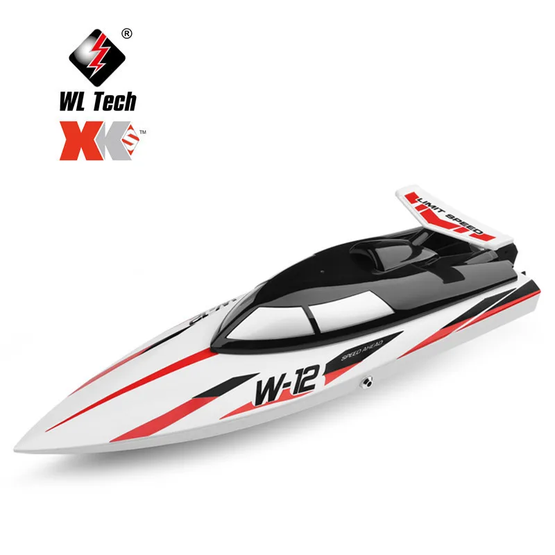 WLtoys WL912-A RC Boat High Speed Remote Control Racing Ship Model 2.4G Anti-Flip Electric Speedboat Water Toy for Kids Boys