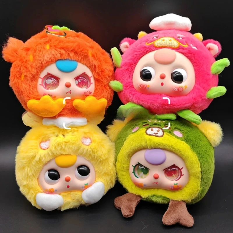 

Baby Three Fruit Series Plush Blind Box Vinyl Doll Action Figure Mystery Box Surprise Bag Pendant Collection Keychain Girl Toys