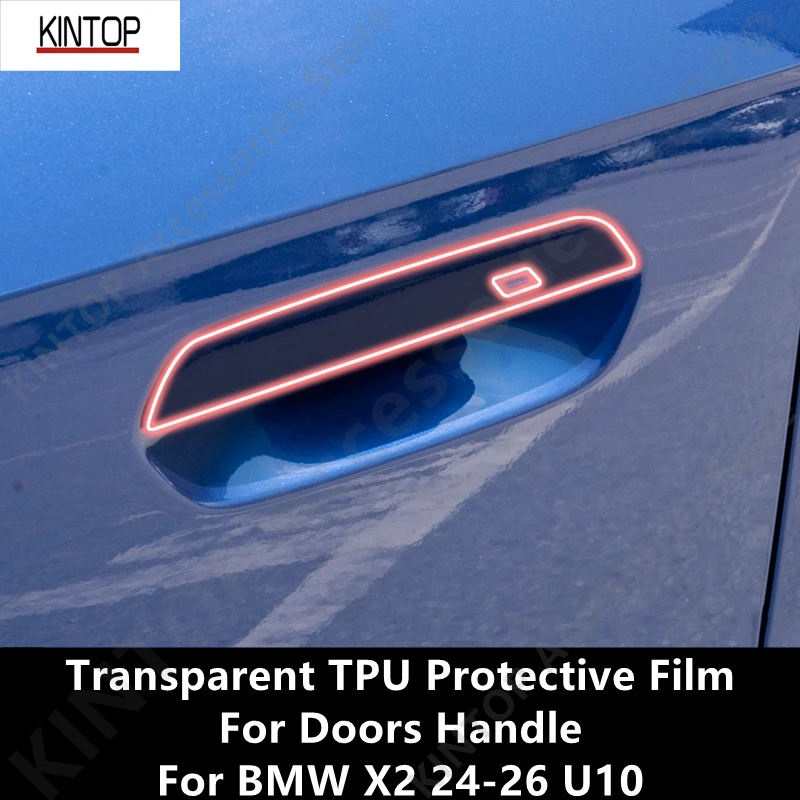 

For BMW X2 24-26 U10 Doors Handle Protective Sticker Anti-scratch Protection Modification Accessories Refit