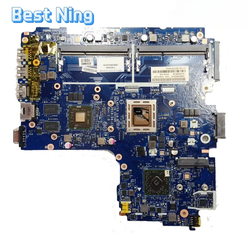 

Материнская плата для ноутбука HP 455 G2 LA-B191P с процессором FX-7500 GPU R7 M265DX 2G