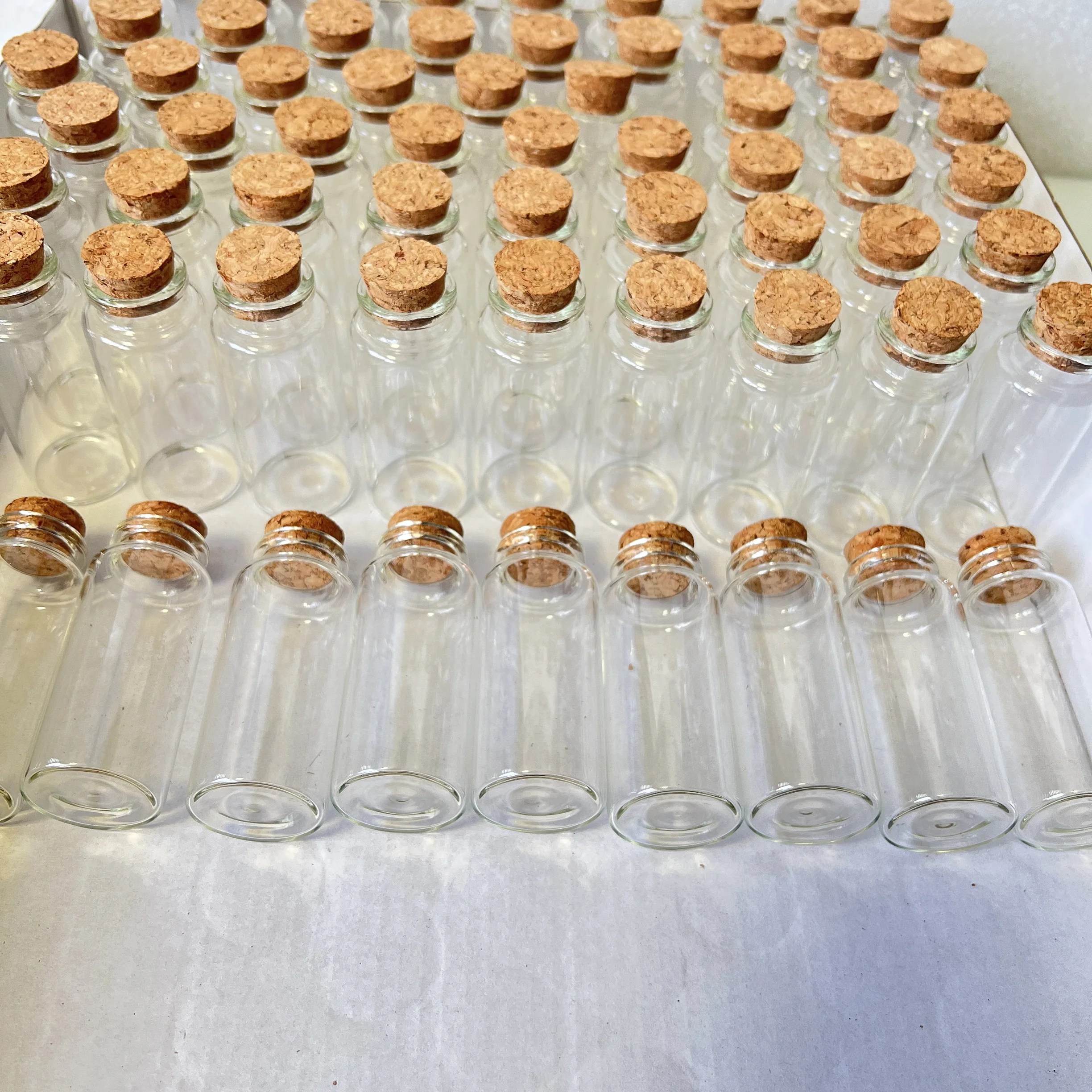 15/36/56 PCS 30ml Glass Vials Cork Stopper 16x30x70mm Mini Glass Jars DIY Wedding Favors Wishing Glass Bottles Small Test Tube