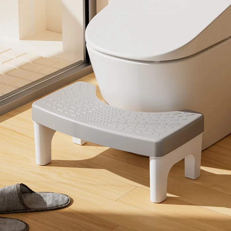 Toilet Foot Stool Thickened Household Potty Step Stool Non Slip Footrest Stool For Bathroom Squat Toilet Auxiliary Use