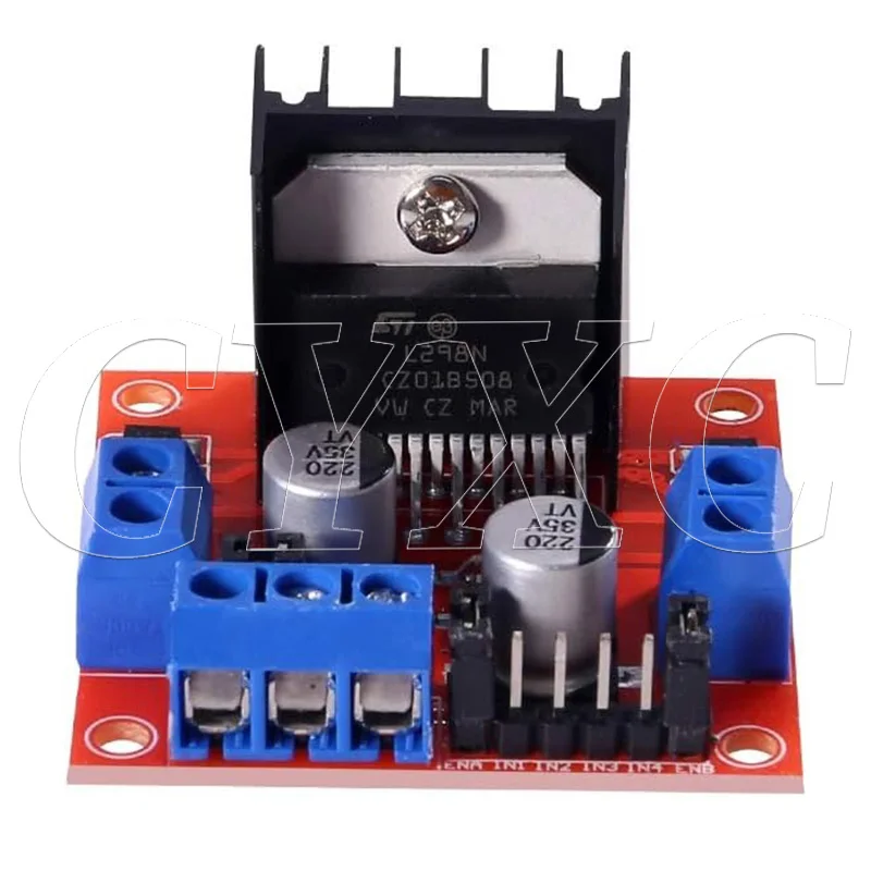 1-10 قطعة L298N محرك متدرج سائق تحكم مجلس المزدوج H جسر وحدة ل قوة السيارة الذكية ميجا R3 Mega2560