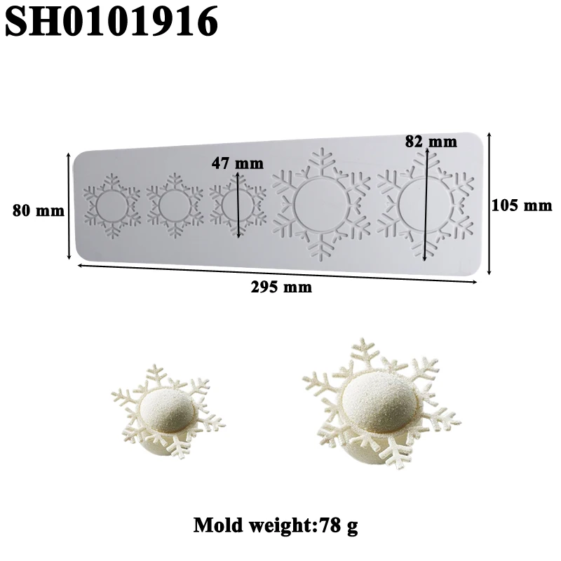 Snowman Snowflake Deer Horn Design Design Christmas Silicone Cake Molds Mousse Cake Moulds Chocolate Moulds Decoration Tools