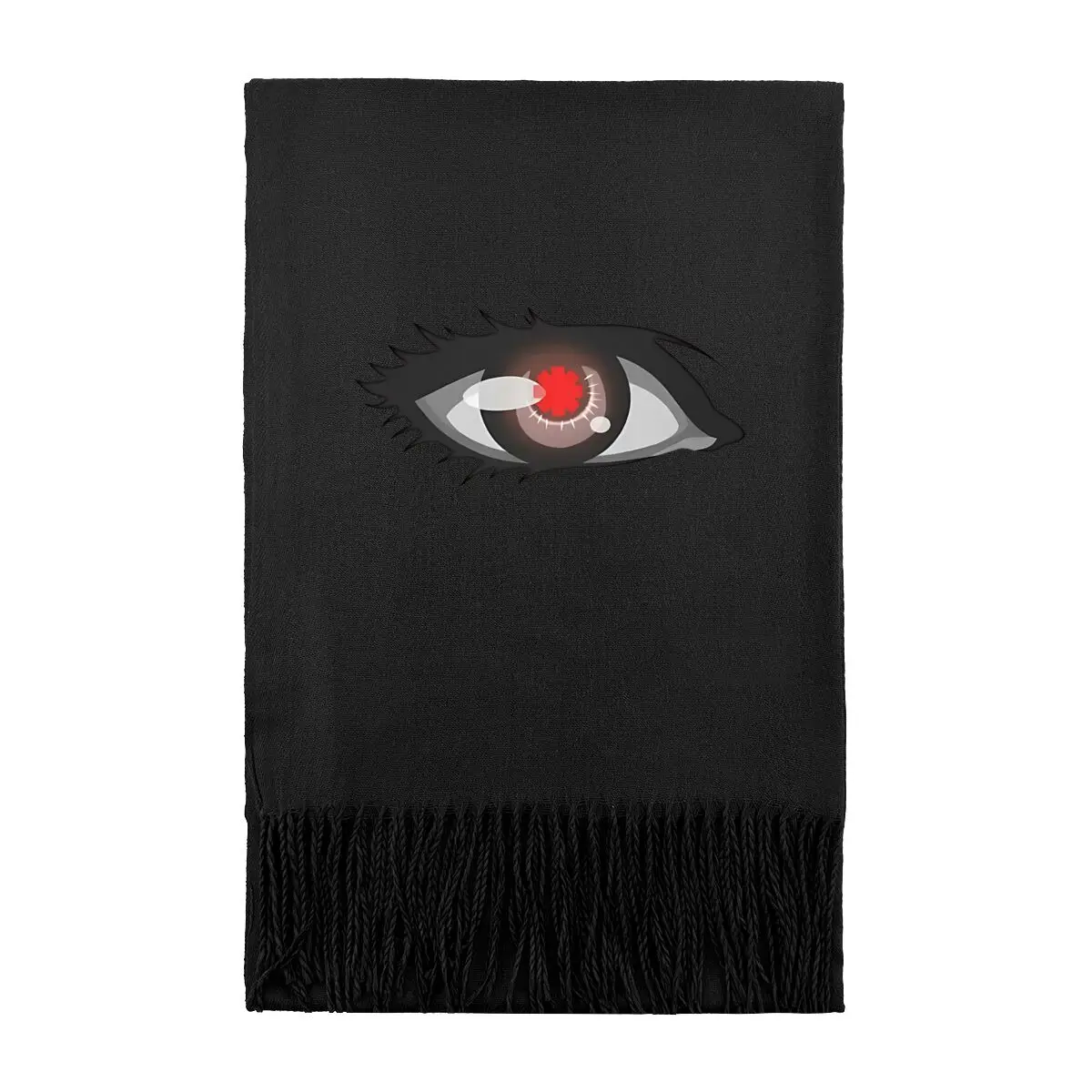 

Форма красного глаза абстрактное искусство Классический длинный теплый шарф - вневременной дизайн