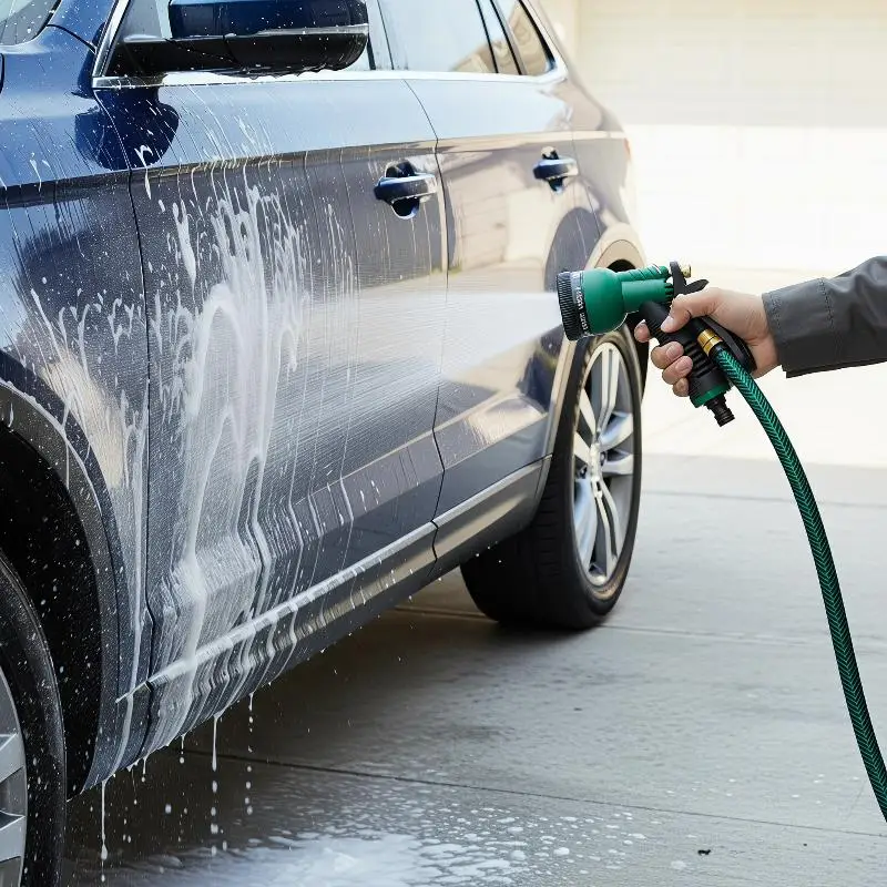 Garden Hose Spray Nozzle Heavy Duty Anti-Leak Adjustable Multi Spray Modes for Yard Watering Car Washing