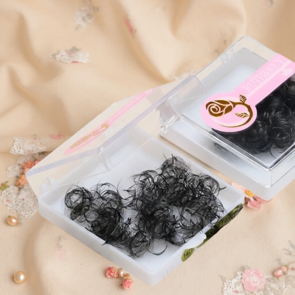 Loose Lash Fans Matte Finish 6D 8D 14D Pointy Base  Soft Premade Russian Volume Dramatically Bold Handmade Fans 0.05 0.07mm Lash