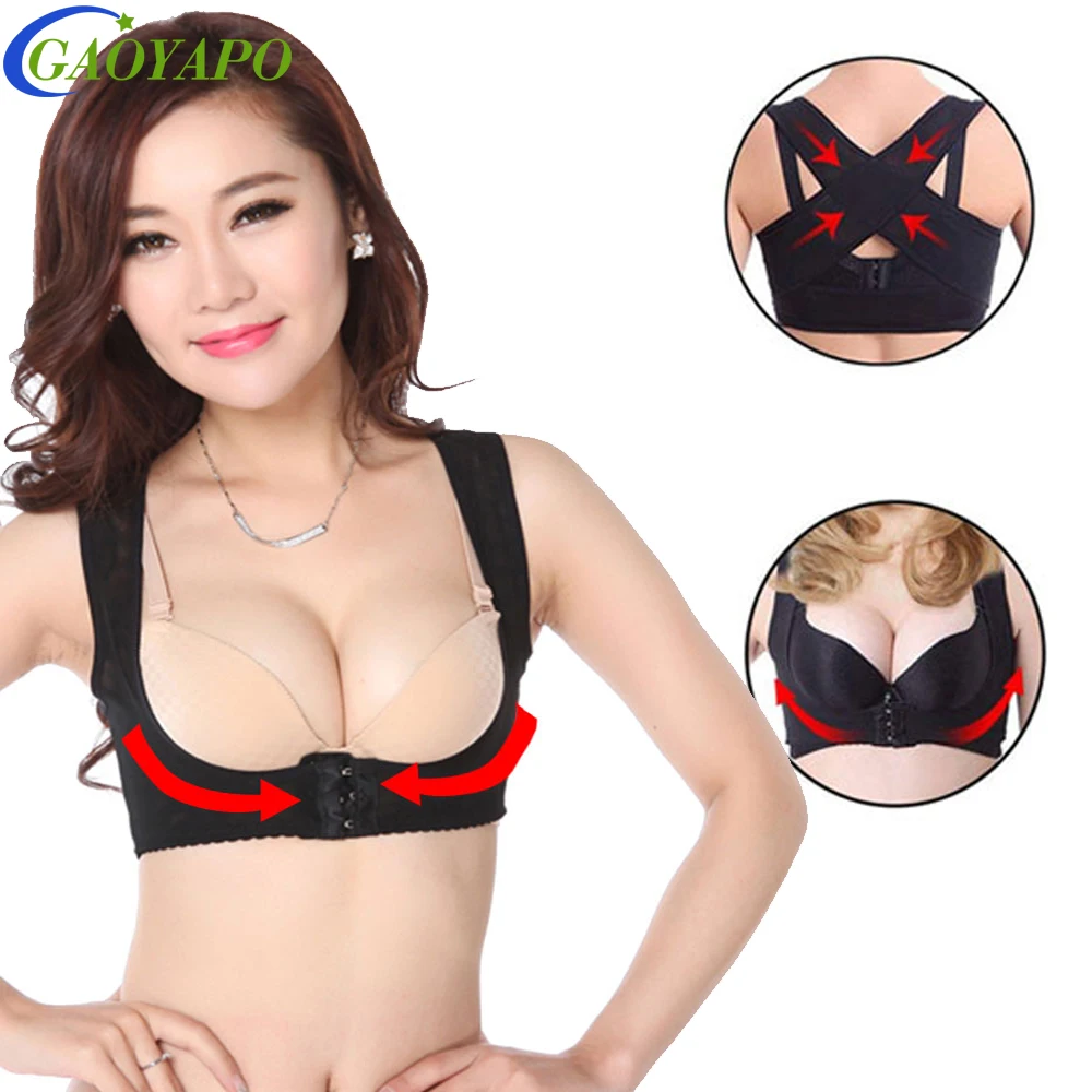 1Pcs Personal Posture Corrector Chest Brace Up Prevent Chest Sagging & Humpback Correct Posture Corset Bra Vest for Female/Women