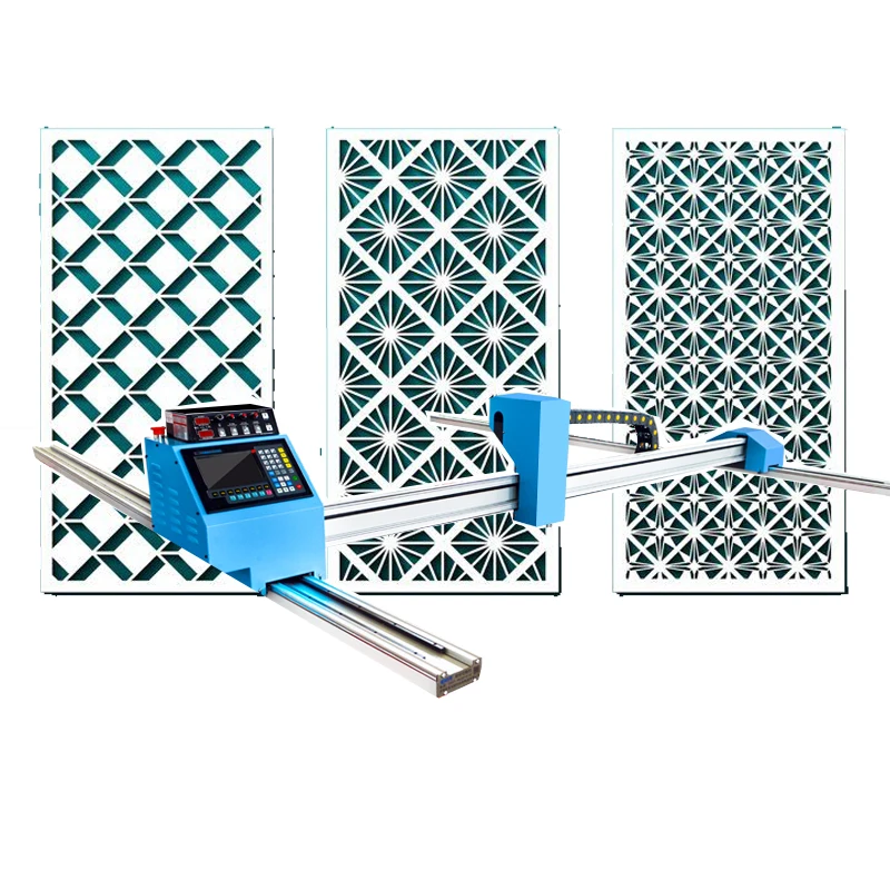 Portable Gantry Plasma Cnc Cutting Machine 2430 2460 Bilater Tracks 3 Axis Automatic Torch Height Control