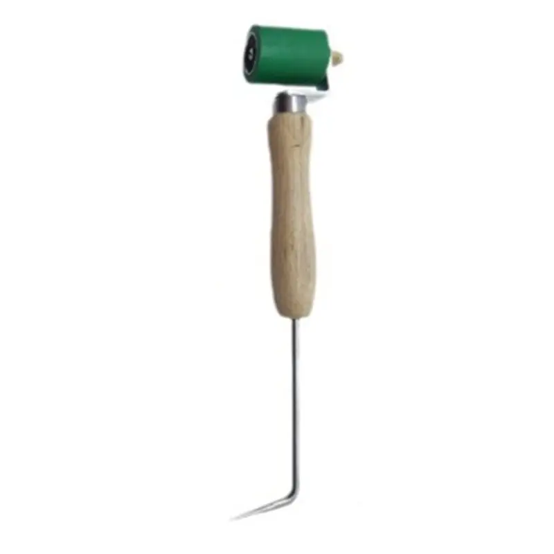 

ABUP-Silicone For PVC/EPDM Single Ply Roofing Seam Roller, 40Mm With Wood Handle Integrated Probe