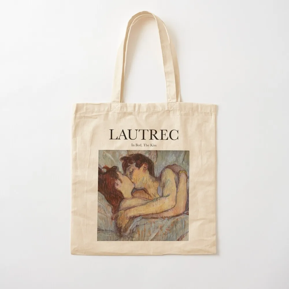 

Lautrec - In Bed, The Kiss Tote Bag Women's shopping bag Gift bag shopping trolley Shopping bags Canvas Tote