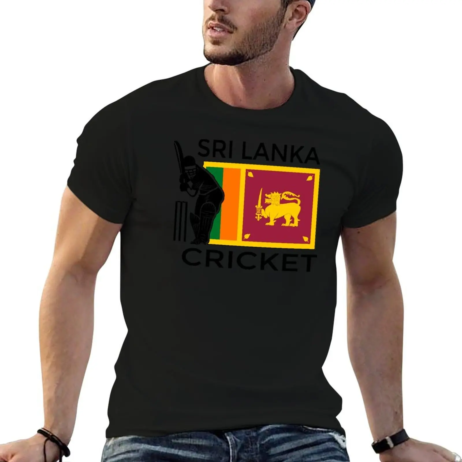 Sri Lanka Cricket T-Shirt blue lock vintage anime shirt anime shirts men
