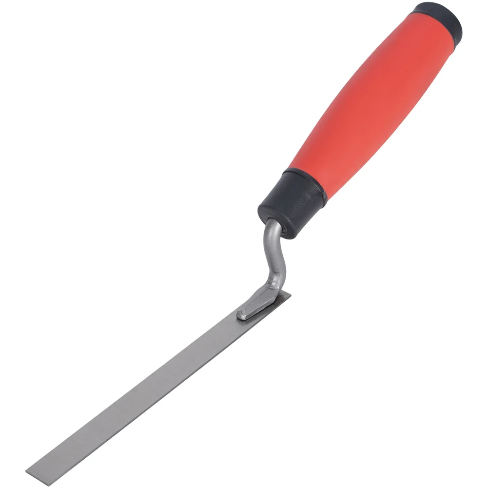 Carbon Steel 6-Piece Bricklaying Tool Set for Tile Masonry Use with Ergonomic Non-Slip Grip 10 inch and 11 inch Size