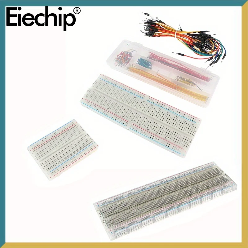 

Набор макетной платы MB102 с 830 точками, Прототипная плата для Arduino, джампер, провода, кабель, U-образная паяльная плата для электроники «сделай сам»