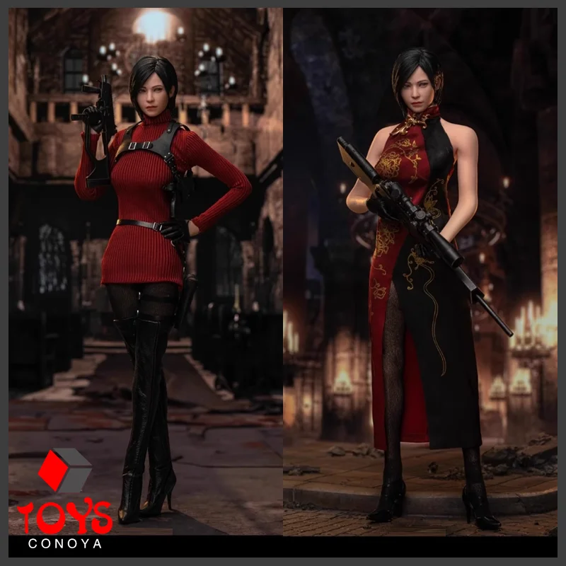 

【2024 Q4】MTTOYS018 1/6 Ada Wong Double Head Movable Eyes Action Figure 12'' Female Solider Full Set Collectible Model Toy