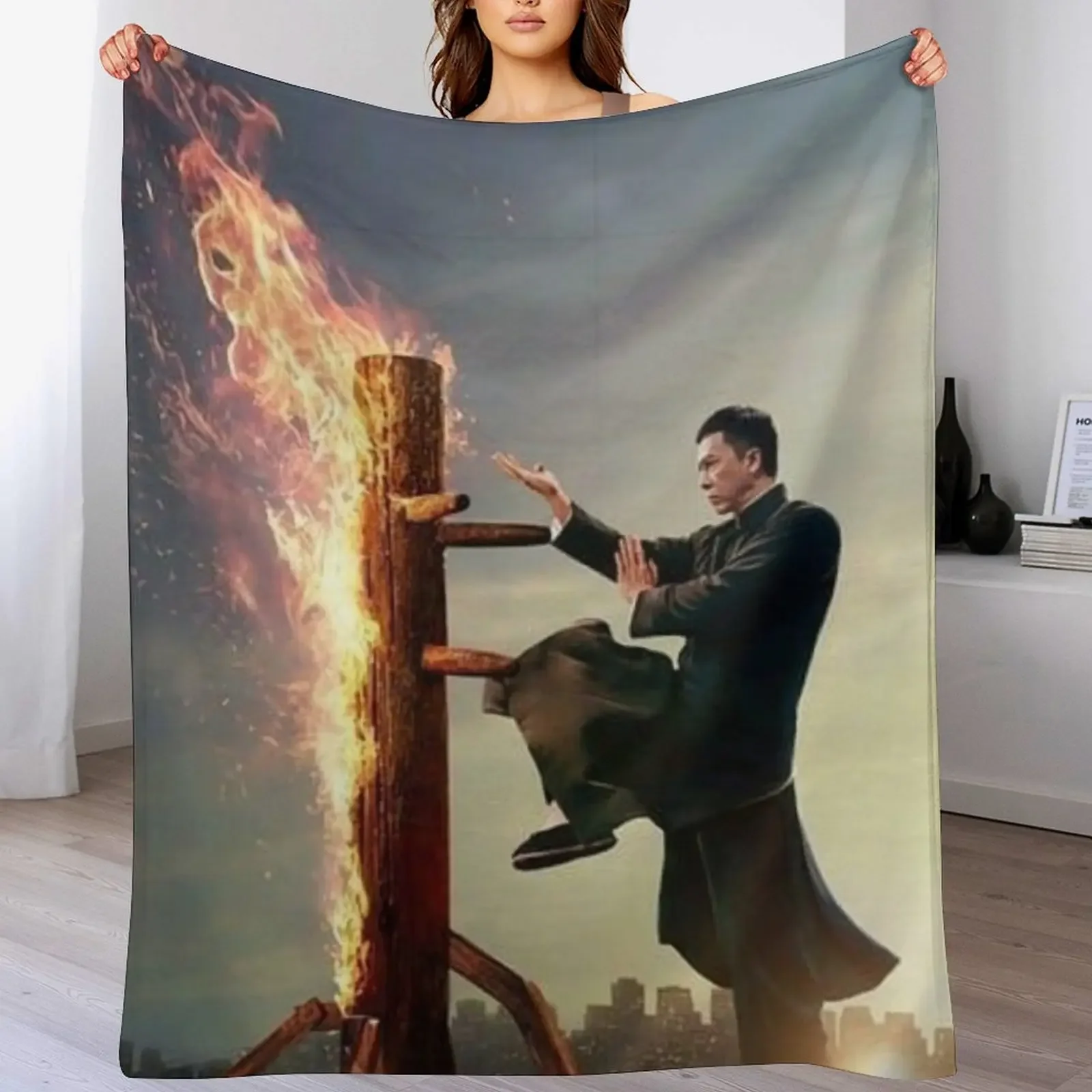 Donnie Yen Throw Blanket christmas gifts Decoratives Luxury Throw Fashion Sofas Blankets