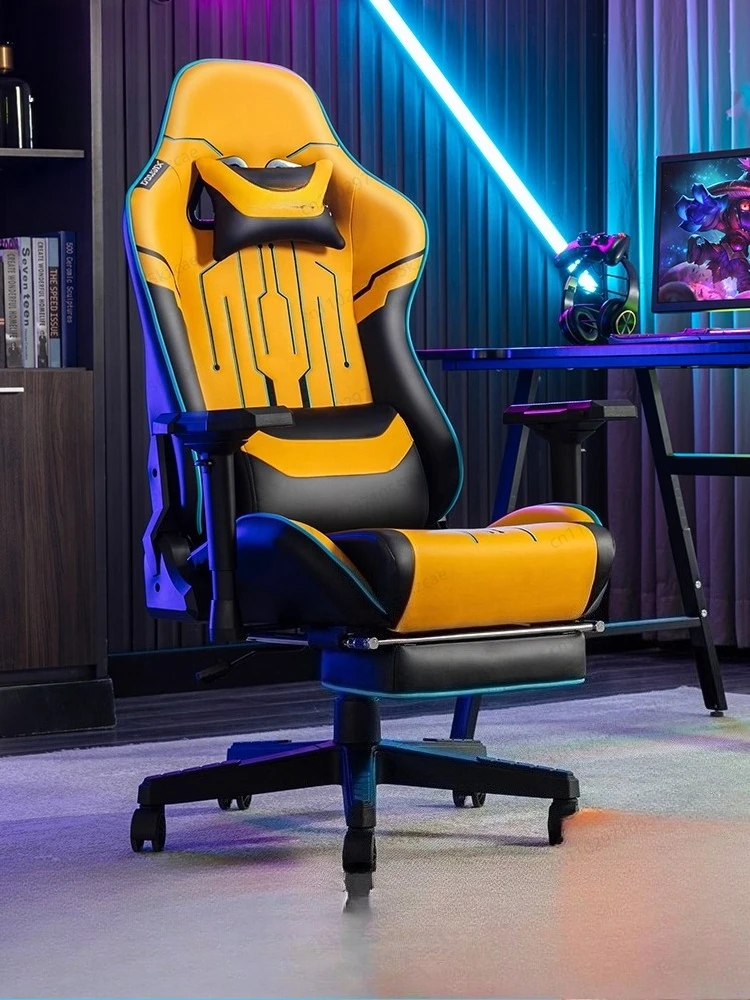 

Gaming Nylon Foot Gaming Ergonomic chair Home Comfort Seat Reclining Rotating Lifting Armrest Computer Chair