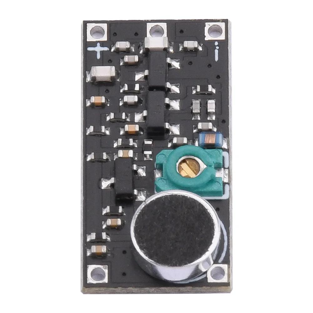 DC2V-12V وحدة إرسال FM مصغرة 85 ميجا هرتز - 115 ميجا هرتز لوحة إرسال ميكروفون لاسلكي أحادي القناة 9mA #5