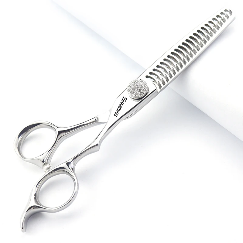 Diamond Adjustable Nut Flat Scissors To Thin Dental Scissors Apprentice Practice Barber Scissors 6-inch Set