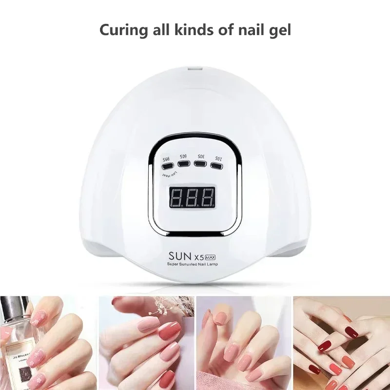 LED Professional UV Nail Drying Light for Gel Manicure, Fast Cure Gel Polishing Light and Auto Sensor