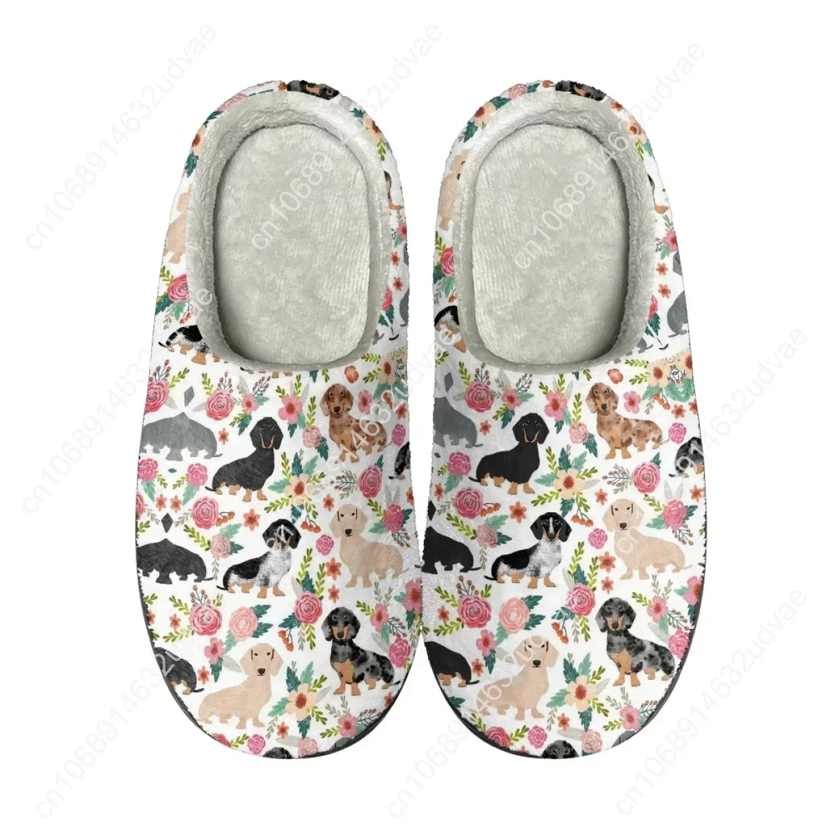 Kawaii bassotto modello donna uomo inverno casa pantofole antiscivolo morbido inverno caldo casa Spa pantofole Indoor camera da letto scarpe 2023