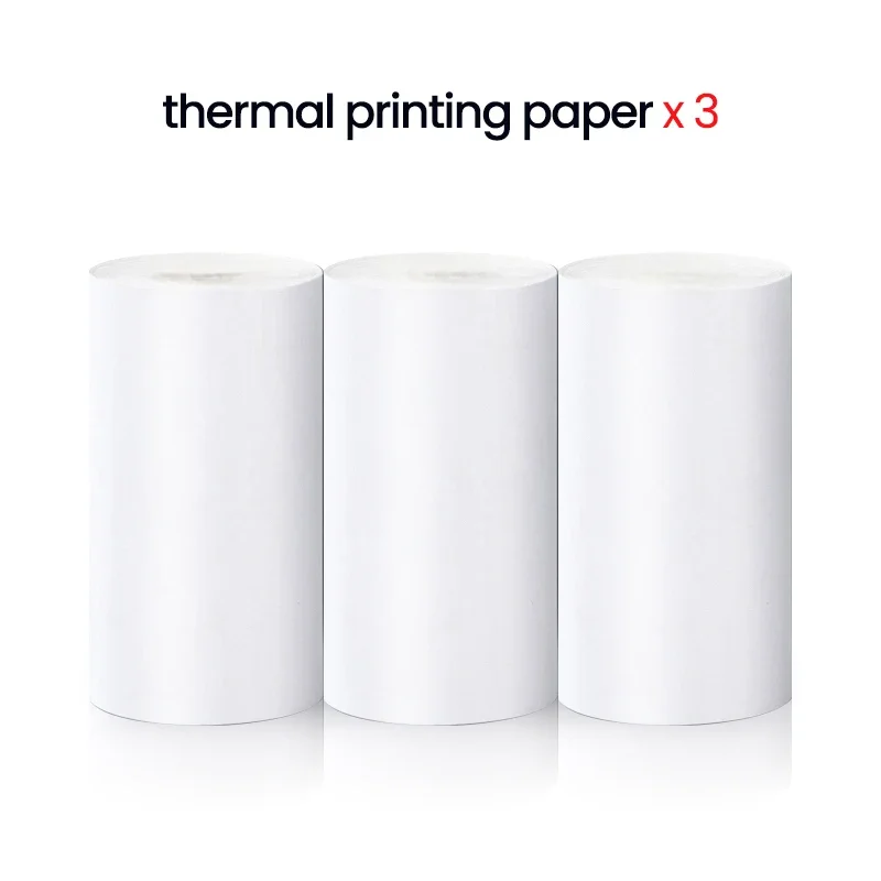 HD Mini Portable Thermal Printer 57mm Self-Adhesive Label Sticker Paper for Phone Picture Photo Universal Portable Label Printer