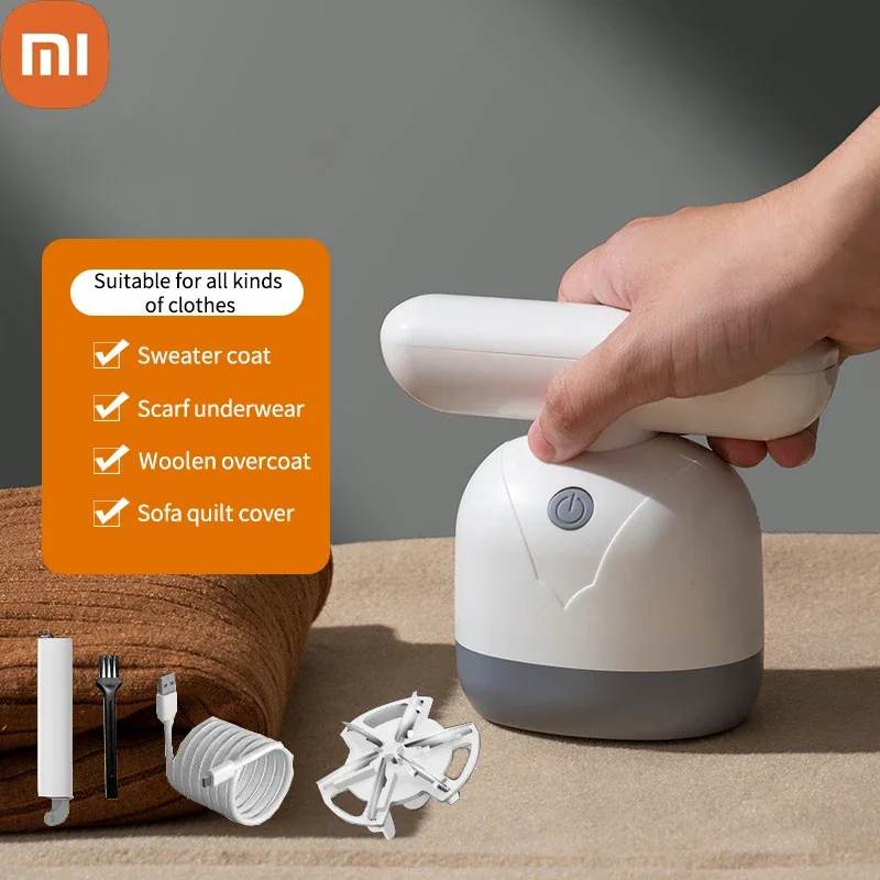 Xiaomi Lint Remover Electric Pellets Clothing Hair Ball Trimmer Fuzz Clothes Sweater Shaver Spools Removal Device Rechargeable