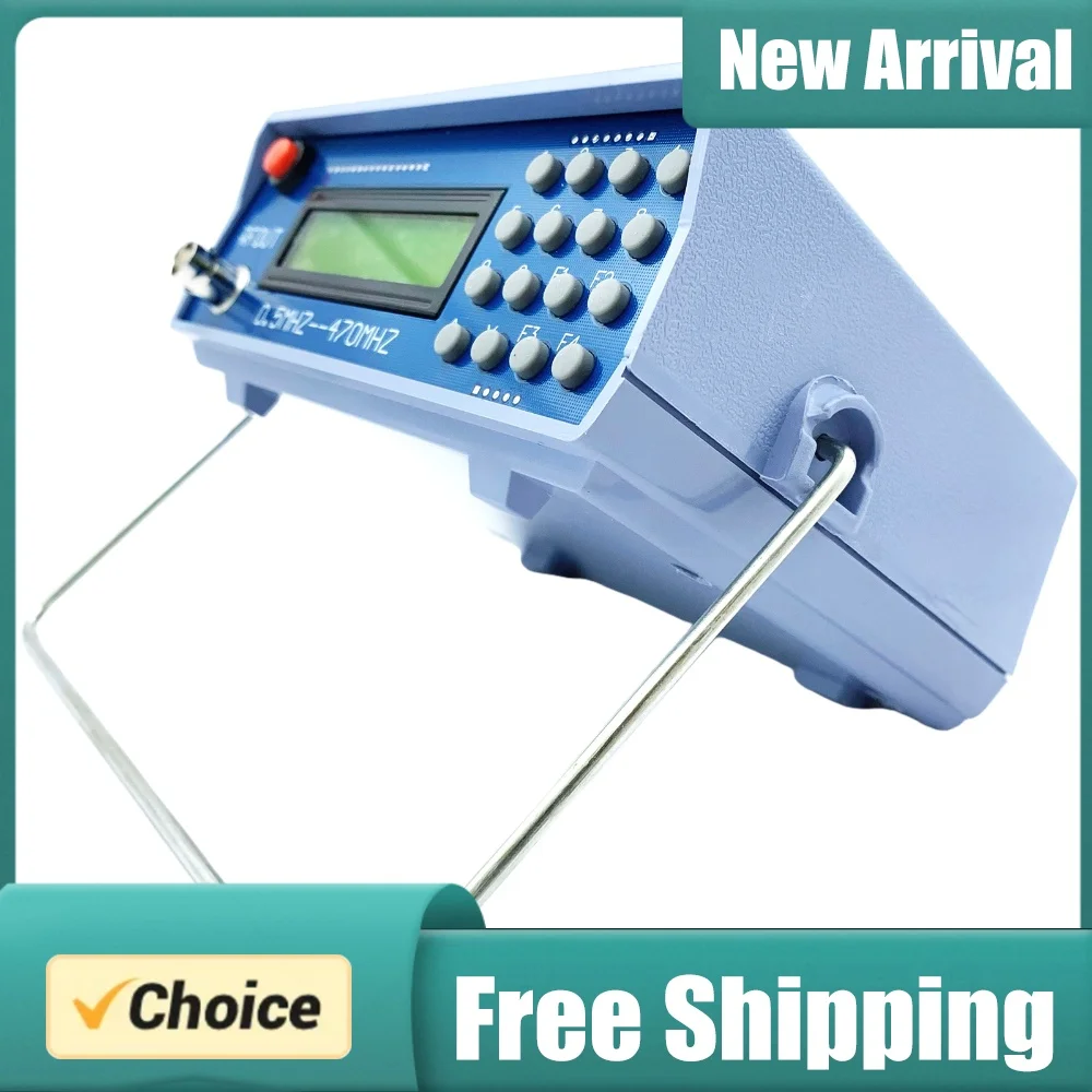 0.5M‑470MHz RF Signal Generator W/ CTCSS FM Interphone Signal Generator Frequency Meter Tester for FM Radio Walkie-Talkie Debug