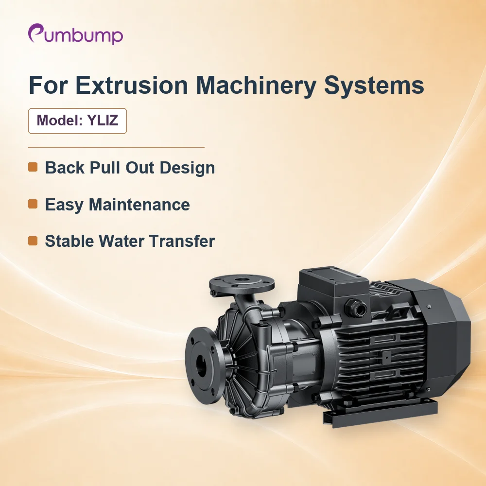 Horizontal Back Pull Out Centrifugal Pump Extrusion Machinery Cooling Water Flow 3.6-240m3/h Head 11-55m Easy Maintenance