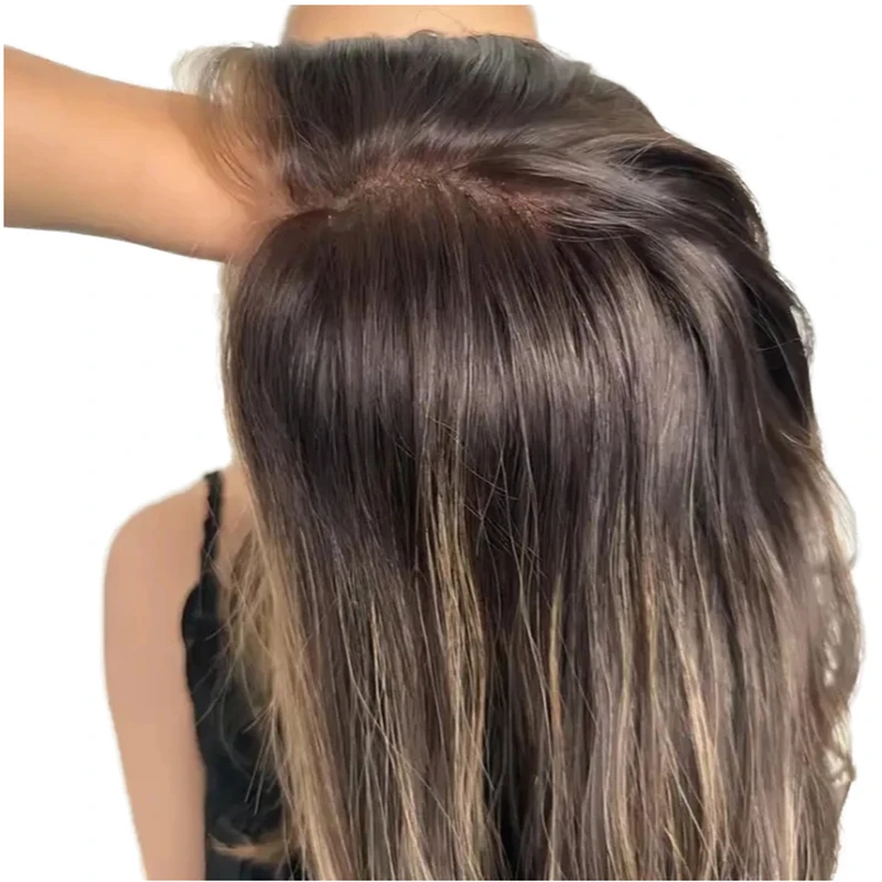 Ombre Коричневый Парик Человеческих Волос для Женщин Короткие Боб Кружевные Фронтальные Парики Девственные Бразильские Волосы Бесклеевые Бесклеевые Проборы 13x4 13x6 HD Парик